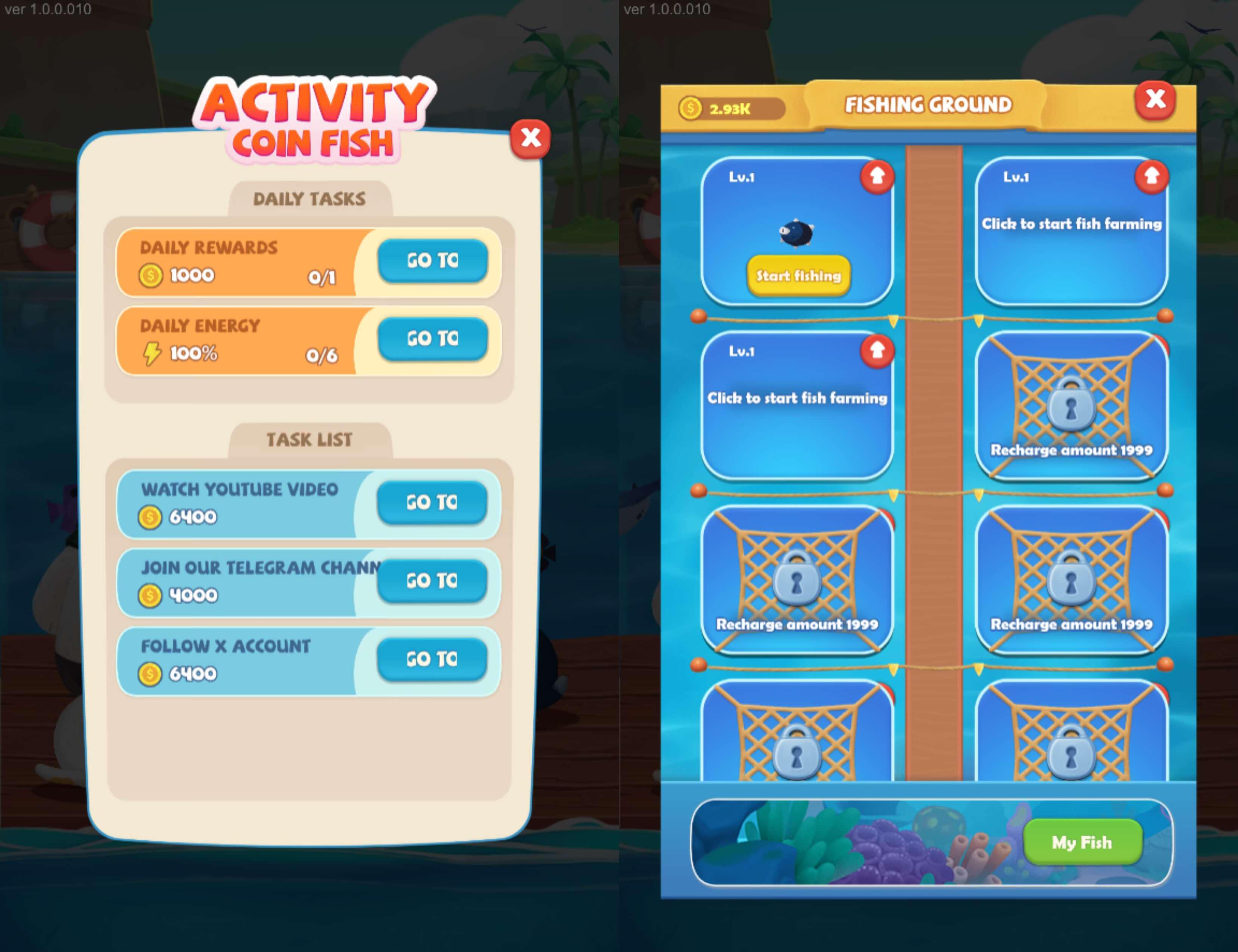 TON点击钓鱼小游戏COINFISH今日正式上线，Telegram社区频道用户数已突破13万-第3张图片-欧意下载