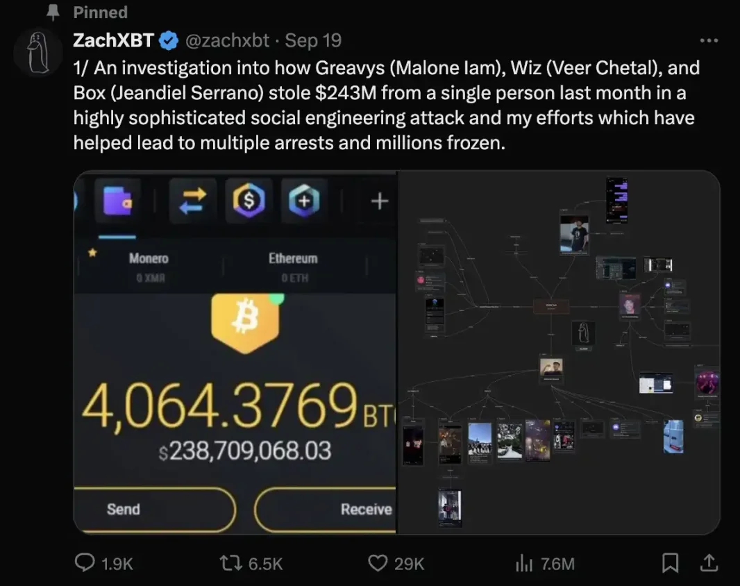 “币圈名侦探”ZachXBT：冲在犯罪第一线，如何只身破获 2.43 亿美元盗窃案？-第1张图片-欧意下载