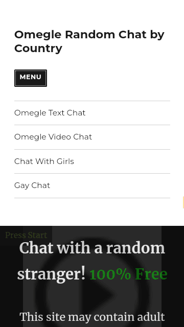 omegle随机聊天